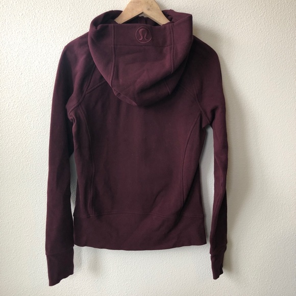 COPY - Lululemon Scuba Hoodie IV Garnet Size 6 - Picture 6 of 8
